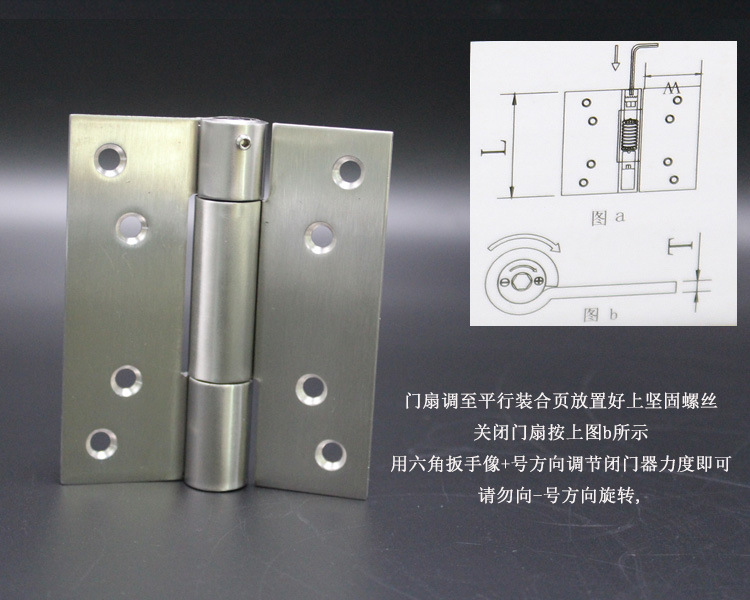 樂(lè)朗五金閉門器合頁(yè)(單彈鉸)