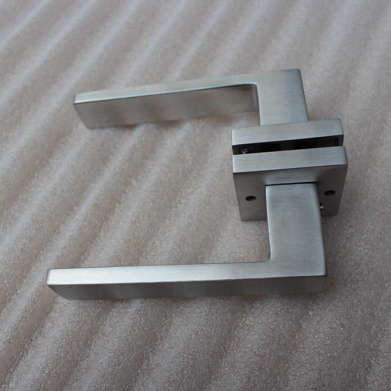 Ironmongery Door handle square Design solid stainless steel door lever handle